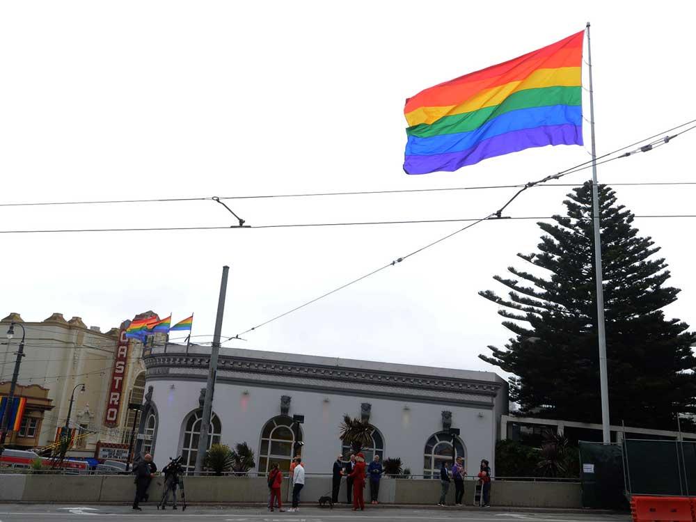 Castro rainbow flag may become SF landmark